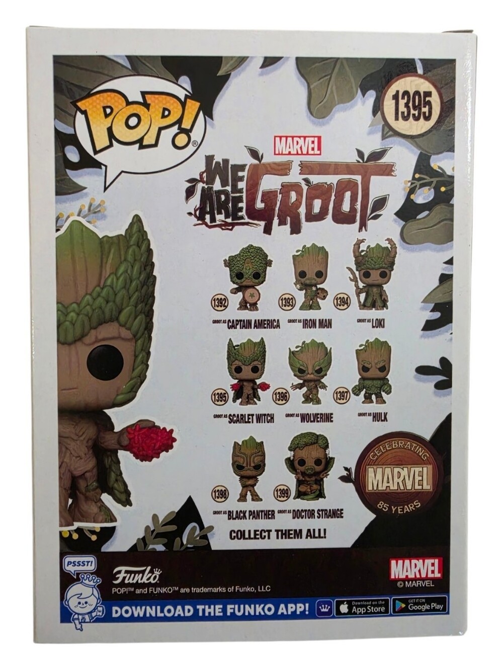 Funko Pop Marvel We Are Groot Groot as Scarlet Witch #1395 NIB - Picture 5 of 8